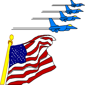 300x298 Animated Us Flag Clipart