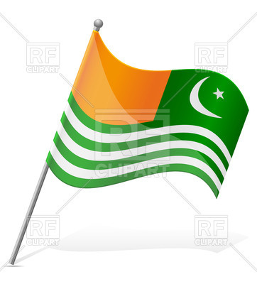 362x400 Azad Kashmir Wavy Flag Royalty Free Vector Clip Art Image