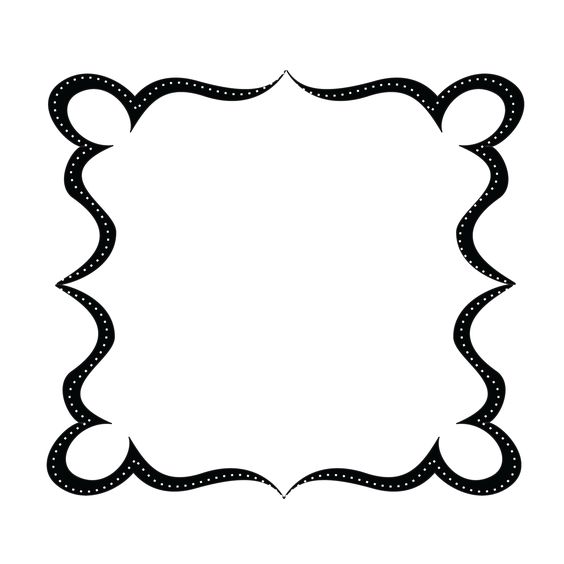 564x564 Wavy Frame Cliparts 273551