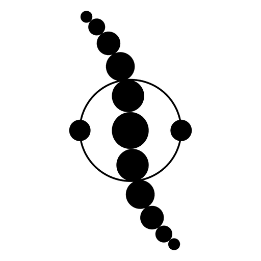 512x512 Wavy Line Of Croped Circles Inside Circle