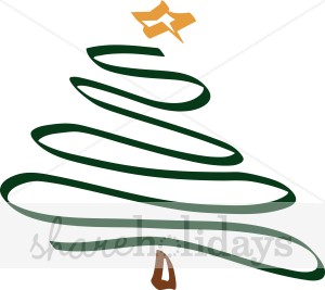 300x267 Wavy Christmas Tree Christmas Tree Clipart