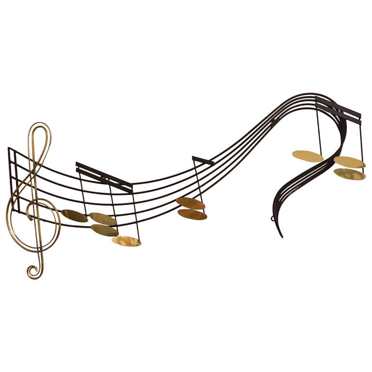 768x768 Note Gold Music Staff Clipart
