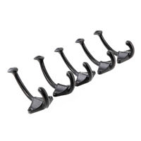 200x200 Black Wavy Wrought Iron Music Staff Wall Hook Hanger Notes Treble
