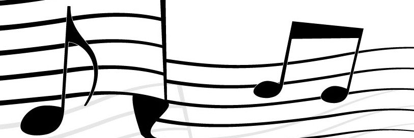 813x272 Music Notes Clipart String