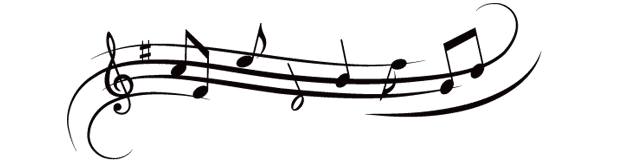 619x164 Wavy Music Staff Clipart Free Images
