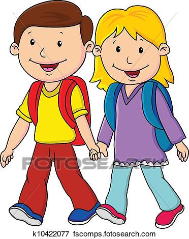 372x470 Clip Art Of Cute Panda Go To School K6851077