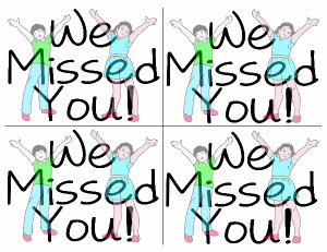 300x231 Missed You In Class Clipart