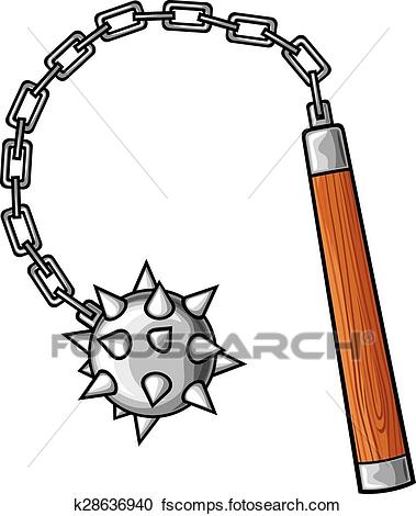 379x470 Clipart Of Medieval Mace Mace