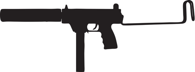 649x240 Gun Clipart Uzi