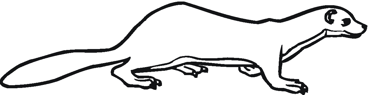 1200x310 Weasel Clip Art Clipart Panda