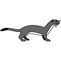 199x199 Weasel Clip Art Free Vector Clipart Panda