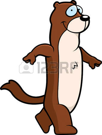 341x450 Weasel Clipart Mink