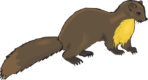 600x323 Brown Mink Clip Art