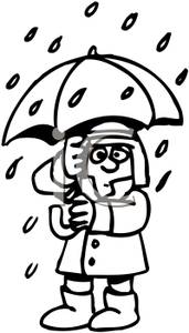 171x300 Rainy Weather Clipart Black And White