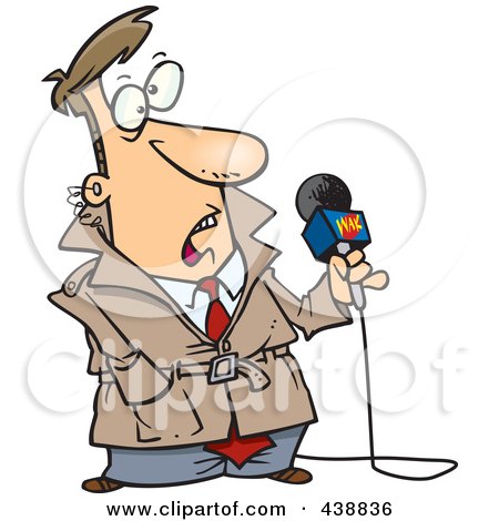 450x470 Royalty Free (Rf) Reporter Clipart, Illustrations, Vector Graphics