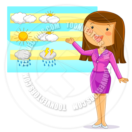 460x460 Weather Reporter By Ayelet Keshet Toon Vectors Eps