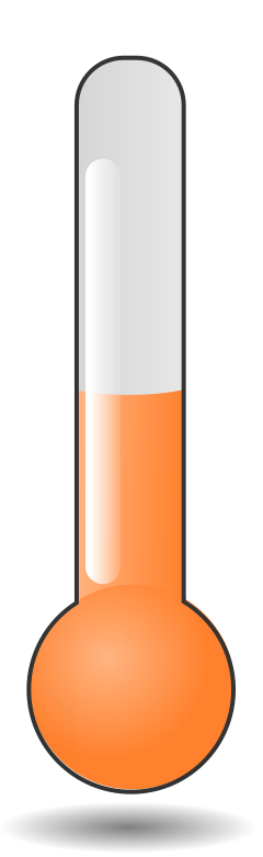 240x781 Free Weather Thermometer Clip Art