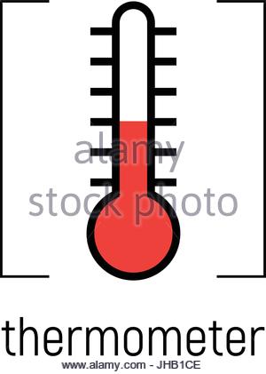 300x421 Temperature Icon, Vector Clip Art. Narrow Range Mercury