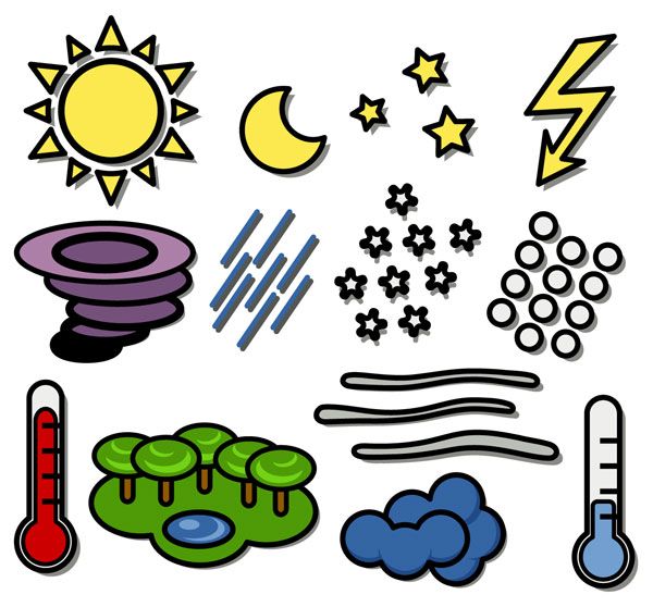 600x558 Best Weather Symbols For Kids Ideas Weather