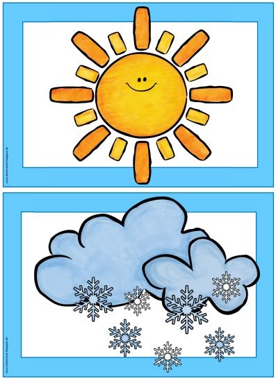 397x549 Free Weather Flashcards For Kindergarten! Teach Weather Easily