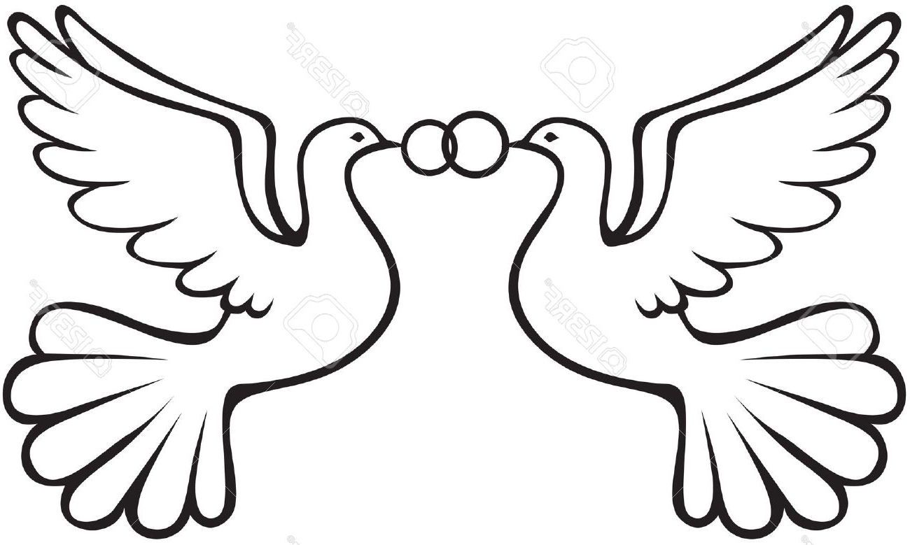 1300x779 Turtle Dove Clipart Wedding Band