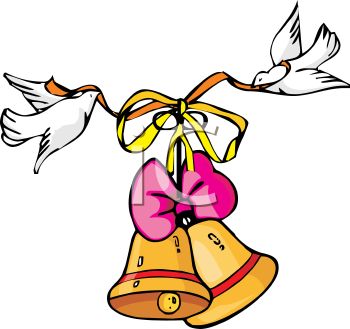 350x329 Dove Clipart Wedding Bell