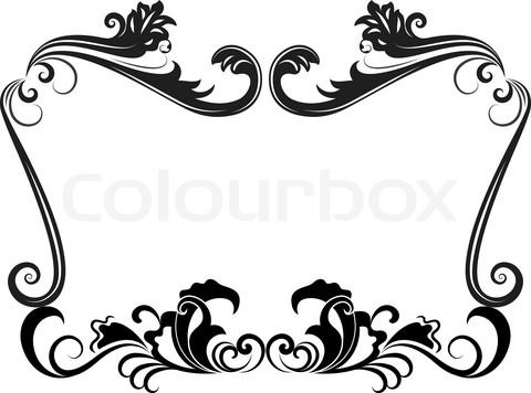 480x356 Image Of Wedding Border Clipart