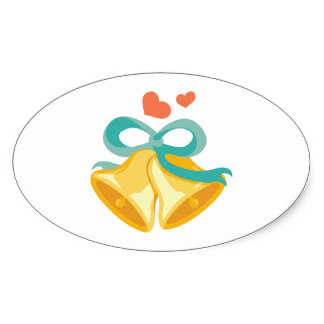 324x324 Custom Wedding Bells Stickers Zazzle.ca