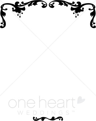 309x388 Free Wedding Clipart And Borders