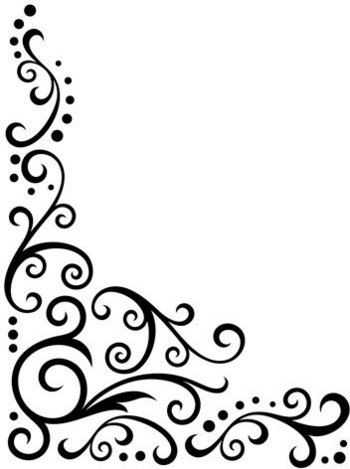 350x469 Pink Paisley Border Click On The Free Printable Black, Pink