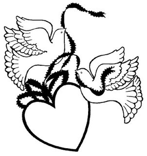 302x320 Wedding Borders Design Clipart