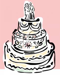 243x300 Image An Elegant Wedding Cake