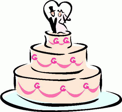 490x450 Best Wedding Cake Clipart