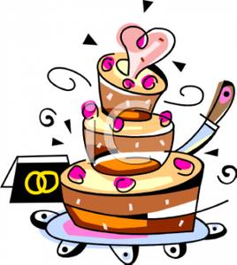 268x300 Image A Wedding Invitation And A Wedding Cake