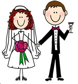252x270 Funny Wedding Cartoon Clip Art