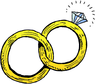 400x354 Image Joined Wedding Rings Christian Wedding Clip Art