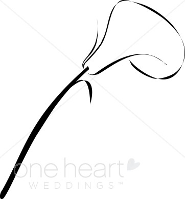 362x388 Clip Art Calla Lily Wedding Lily Clipart