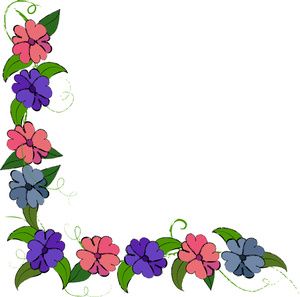 300x297 Hawaiian Flower Clip Art Borders Free Clipart Images