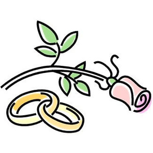 300x300 Free Wedding Clip Art 4