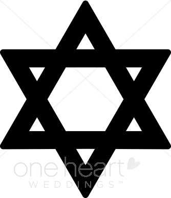 334x388 Black Star David Clipart Religious Wedding Clipart On Star