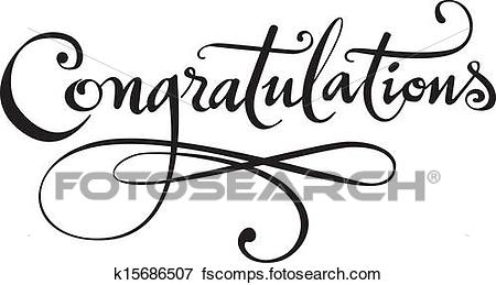 450x259 Clip Art Of Congratulations K15686507