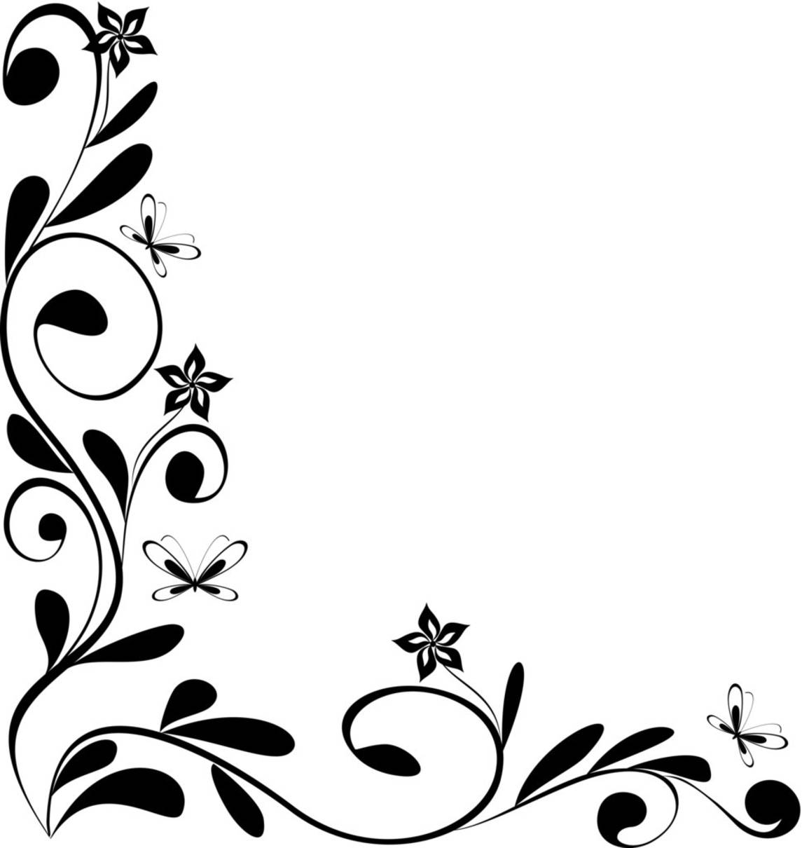 1145x1210 Corner Border Clipart