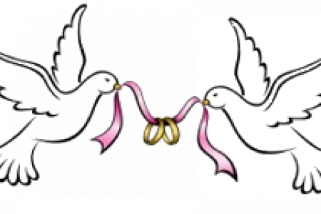 450x300 Dove And Heart Clip Art