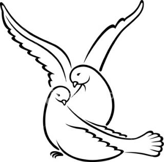 320x317 Wedding Doves Cliparts 273818