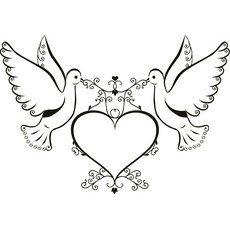 230x230 White Dove Clipart Love