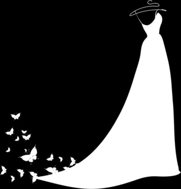 354x368 Wedding Dress Vector Free Vector Download (1,963 Free Vector)