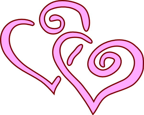 600x481 Double Heart Clipart