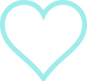 300x279 Pastel Heart Clipart