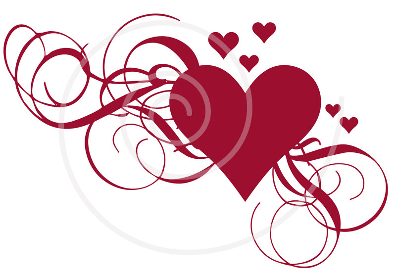 800x560 Wedding Heart Clipart