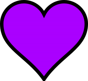 300x278 Purple Heart Clip Art Clipart Panda